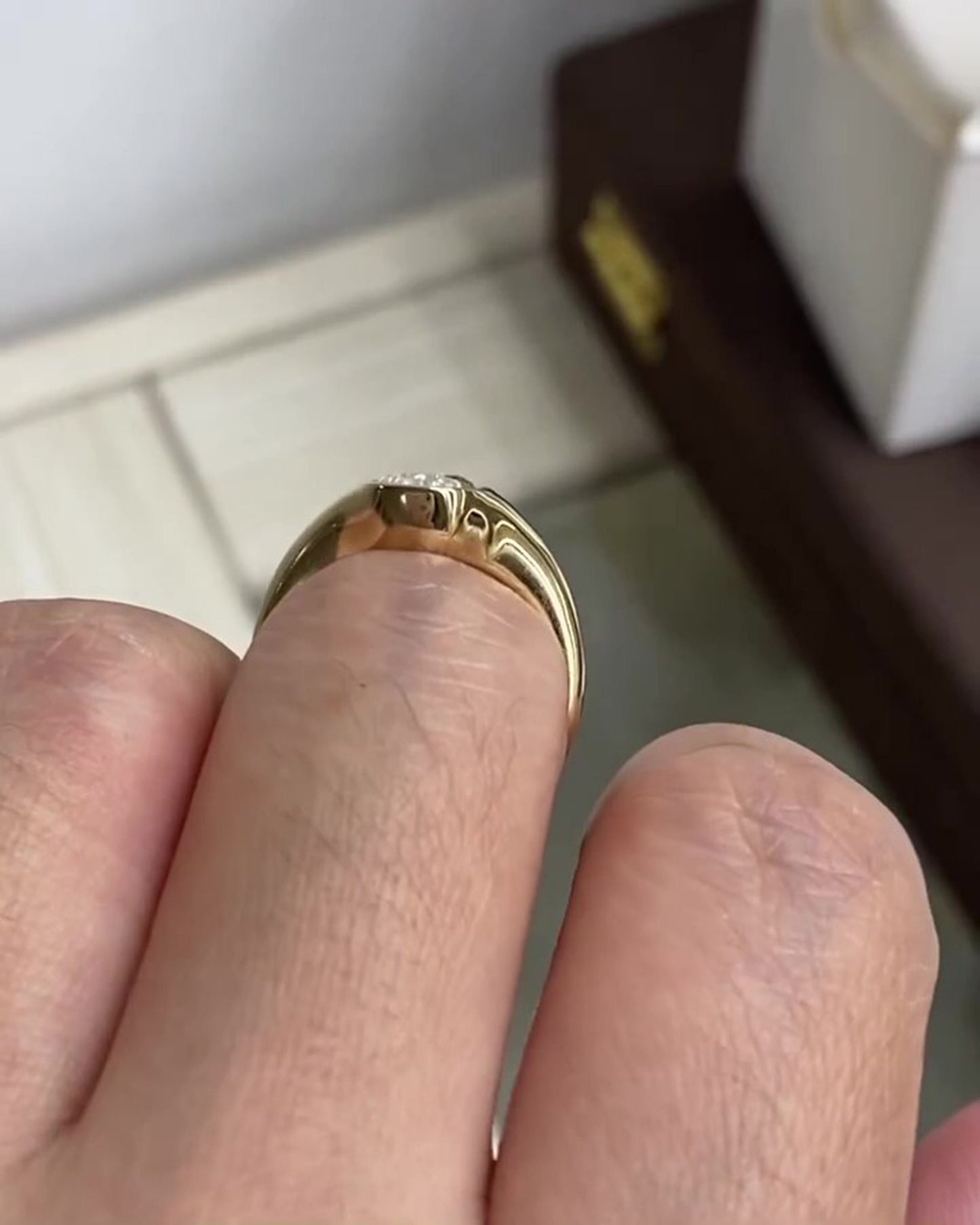Bezel Set Criss Cut Elongated Cushion Moissanite Solitaire Engagement Ring, Ring for women, Unique cut ring, Gift for her\wife