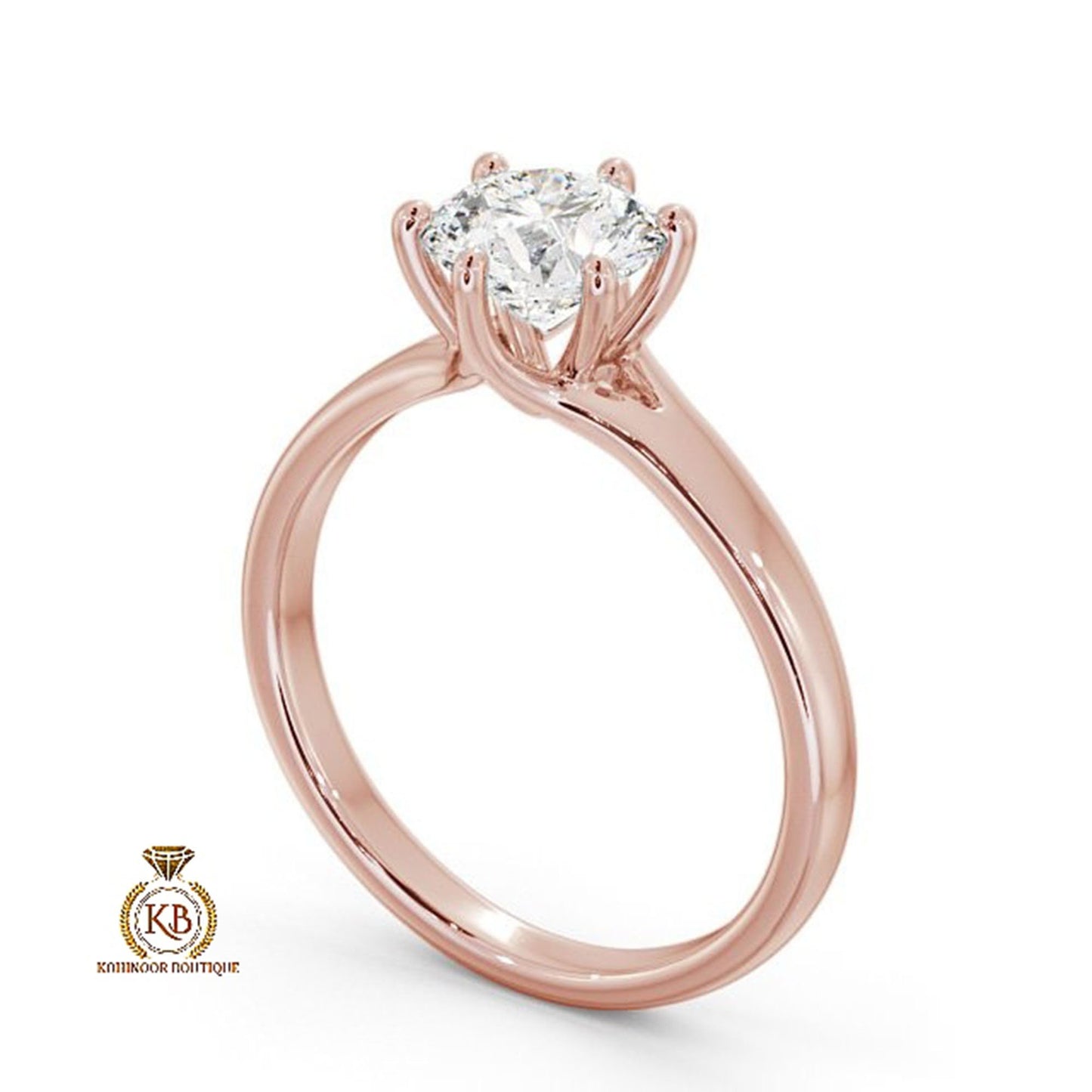 Round Cut Classic Solitaire Moissanite Engagement\Wedding\Mother Ring, ring for her, gift for women, Proposal ring