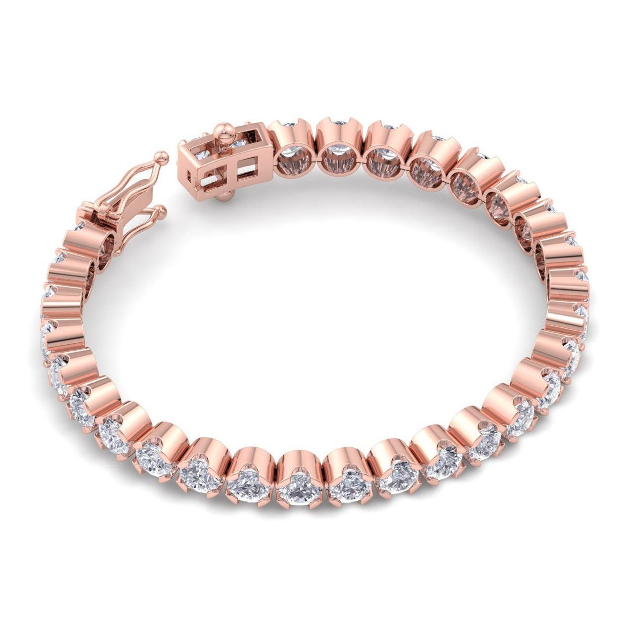 Moissanite Tennis Bracelet, Bracelet for women, Bracelet for Men, Bracelet for her him, Hip hop bracelet,  Tanna Link bracelet