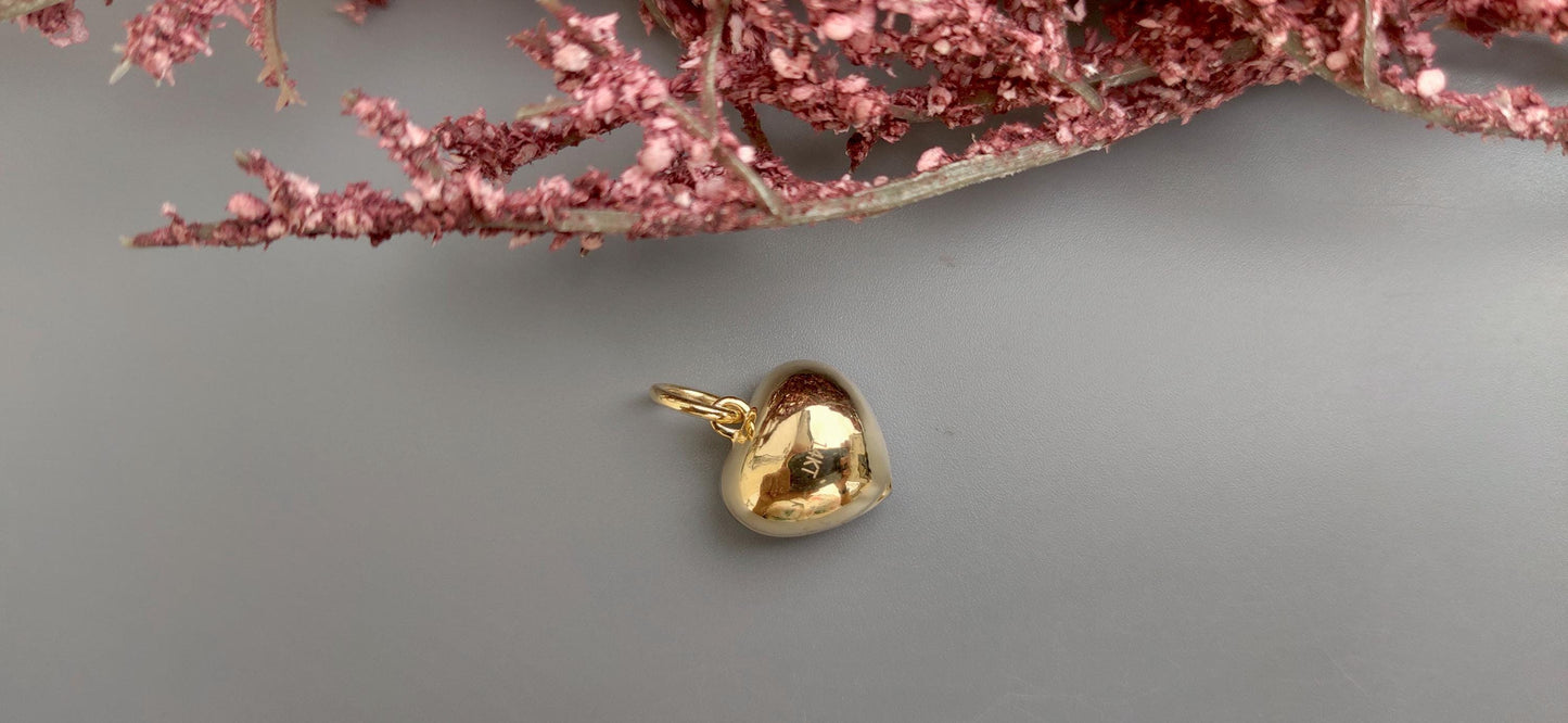 Heart Cut Moissanite Collet set Georgian cut down button back set Pendant without chain