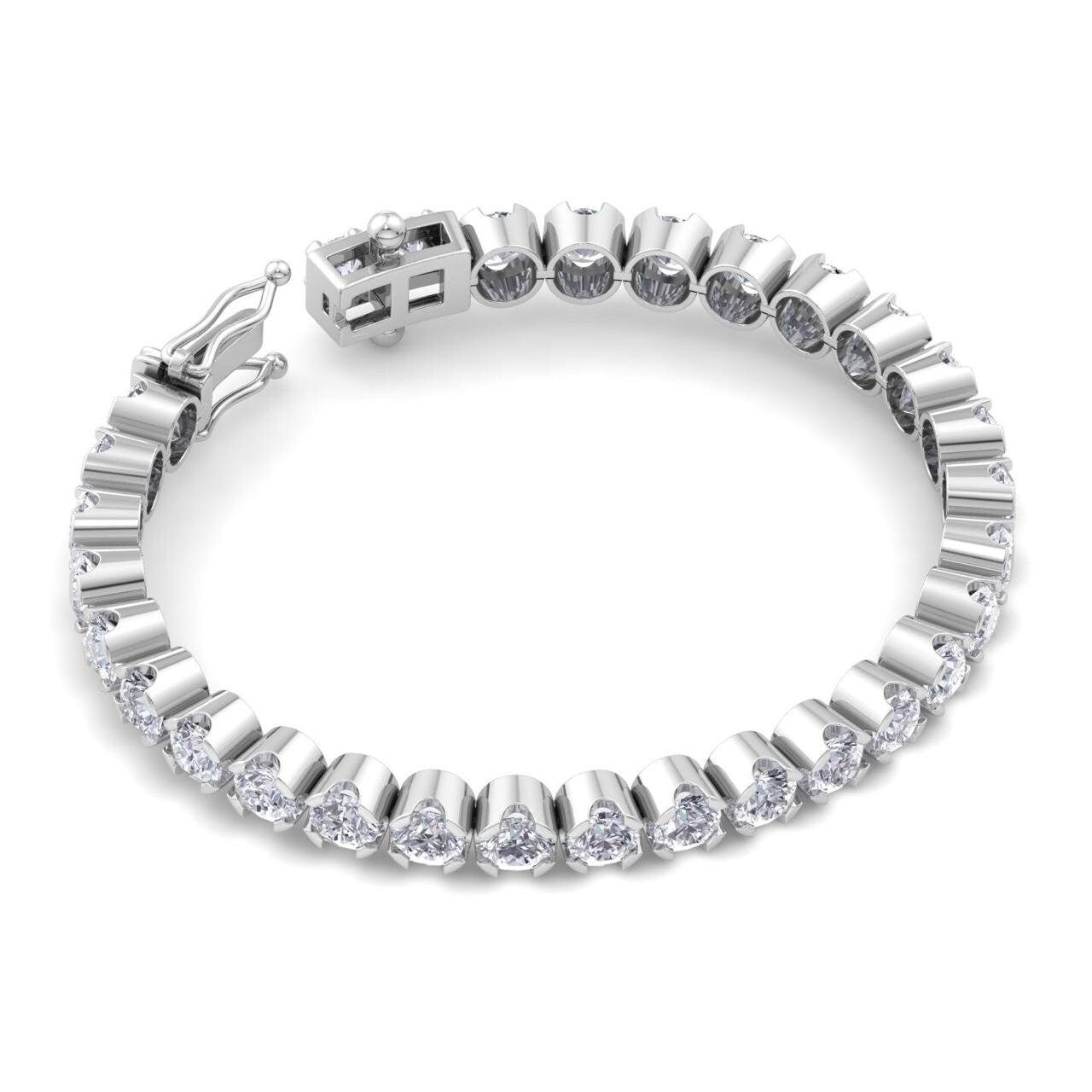 Moissanite Tennis Bracelet, Bracelet for women, Bracelet for Men, Bracelet for her him, Hip hop bracelet,  Tanna Link bracelet