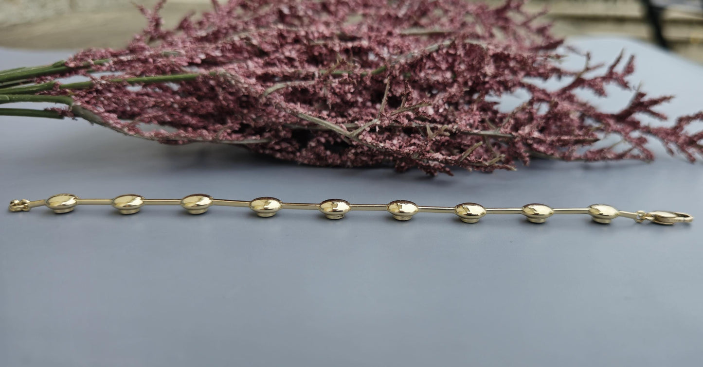 Moissanite Round cut bezel set button back Tennis Bracelet, Bracelet for women, Bracelet for her\girls, Anniversary\Birthday\Christmas gift