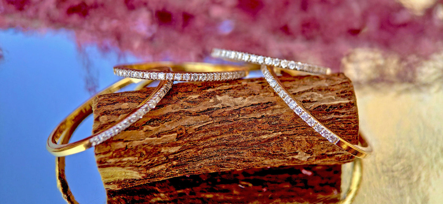 Round Lab grown\natural diamonds French pave set wedding band available in Half\Full eternity band, stackable minimalist dainty ring
