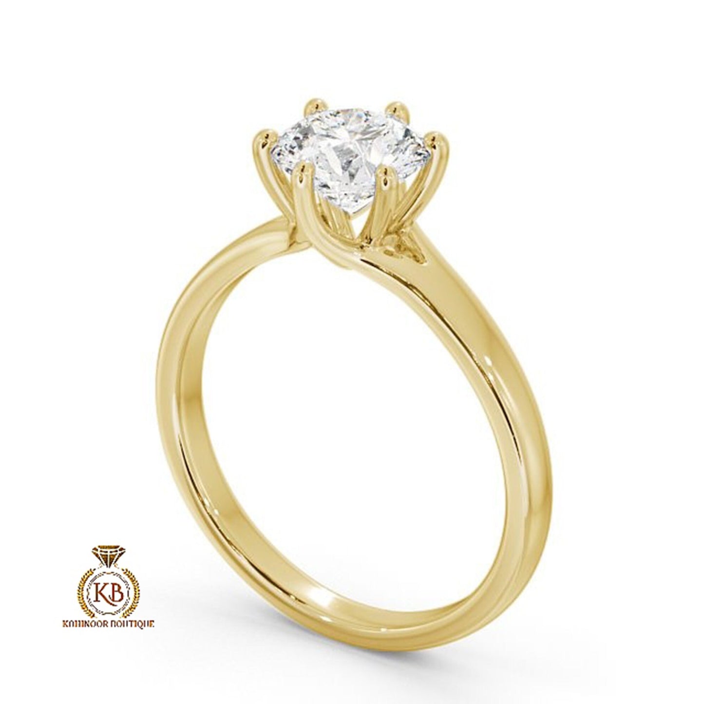 Round Cut Classic Solitaire Moissanite Engagement\Wedding\Mother Ring, ring for her, gift for women, Proposal ring