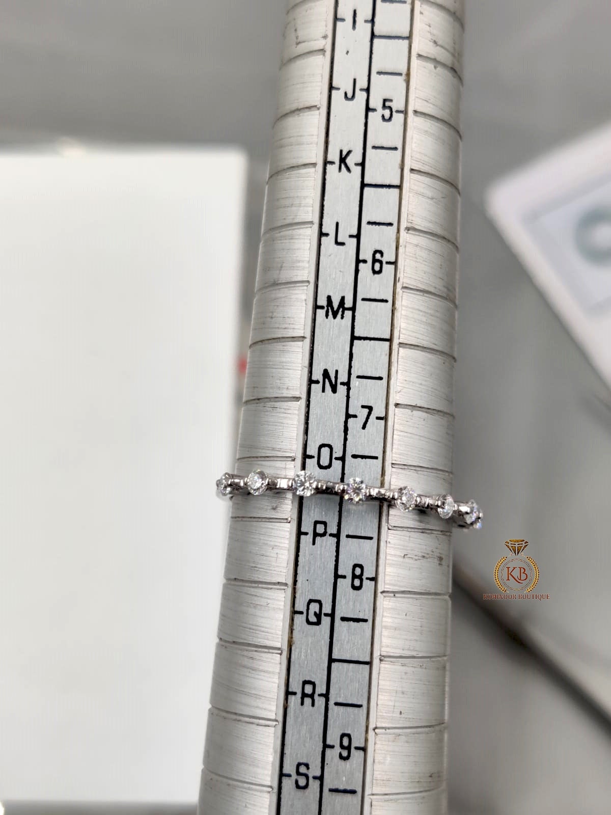 Floating Moissanite wedding band, Half\Full eternity Distance wedding ring, stackable minimalist dainty ring, ring enhancer