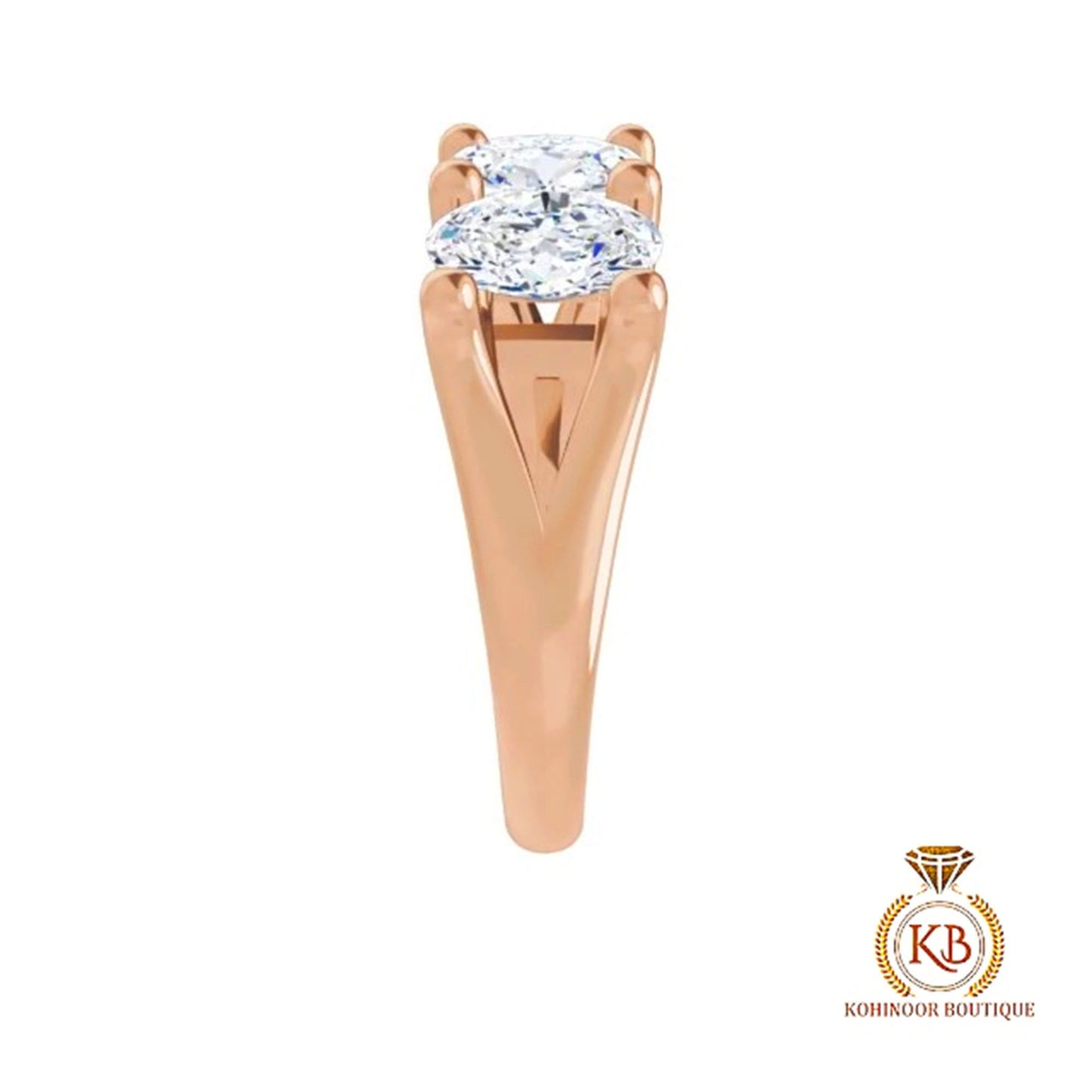 3 Stone Oval Trellis Set Moissanite Engagement ring, ring for her, gift for women, 3 stone anniversary band.
