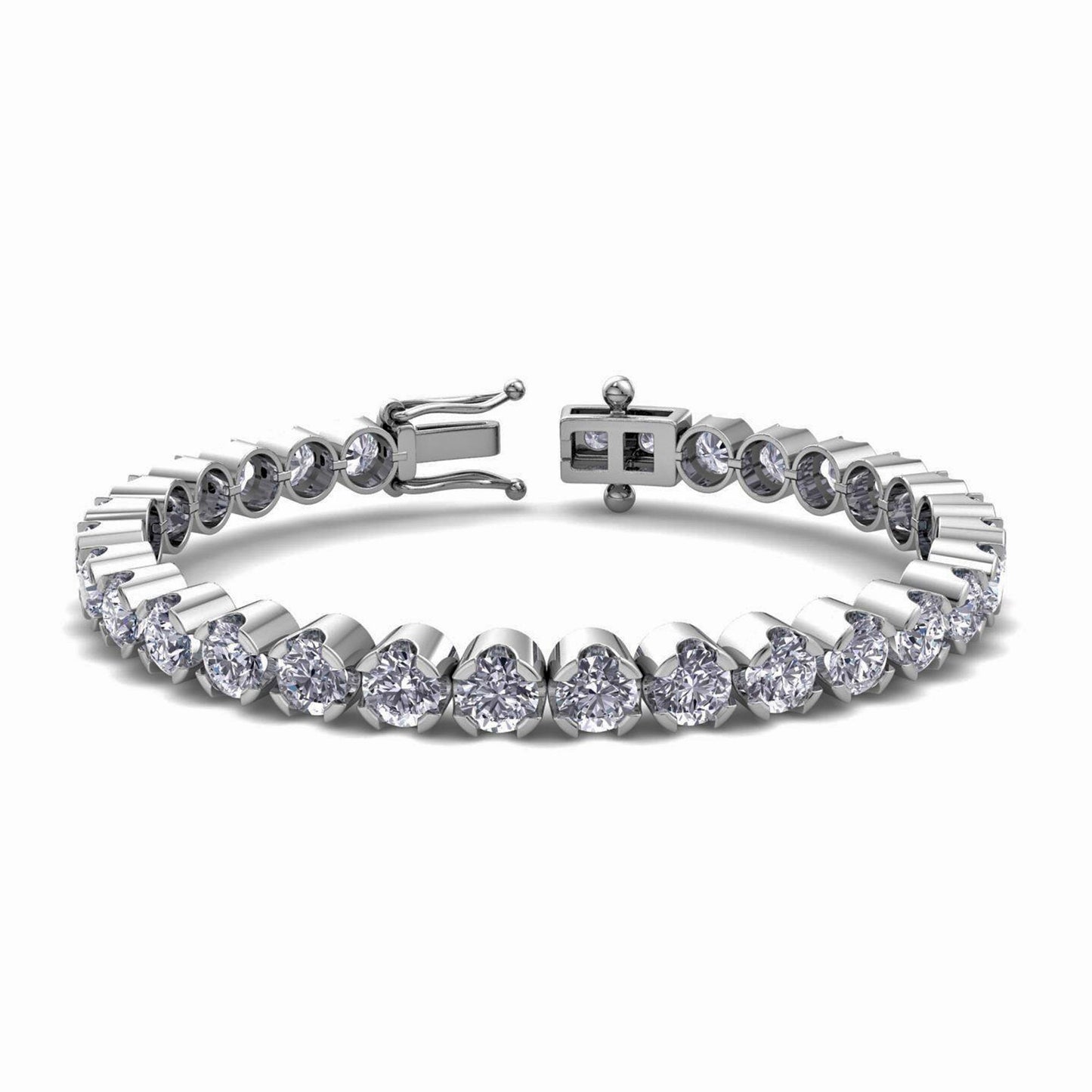 Moissanite Tennis Bracelet, Bracelet for women, Bracelet for Men, Bracelet for her him, Hip hop bracelet,  Tanna Link bracelet