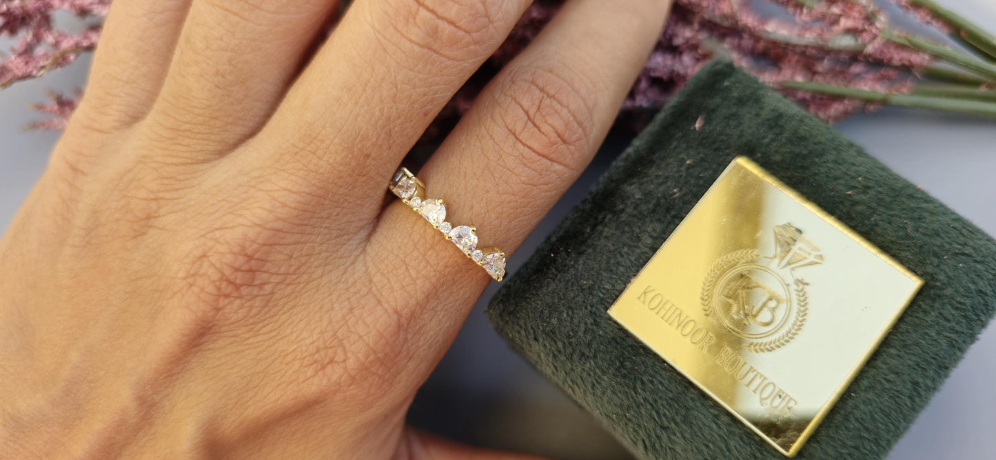 Half Moon Lace moissanite wedding band, Available in 3 styles Half Eternity\ Full Eternity\ Open end Full Eternity.