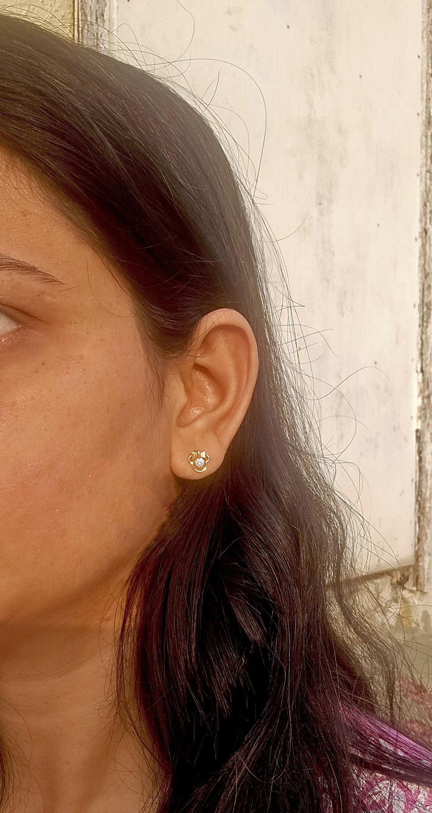 Micky Minnie mouse Stud Earrings, Push back Earrings, earrings for small girls, studs for girls, Christmas birthday gift for daughter sister