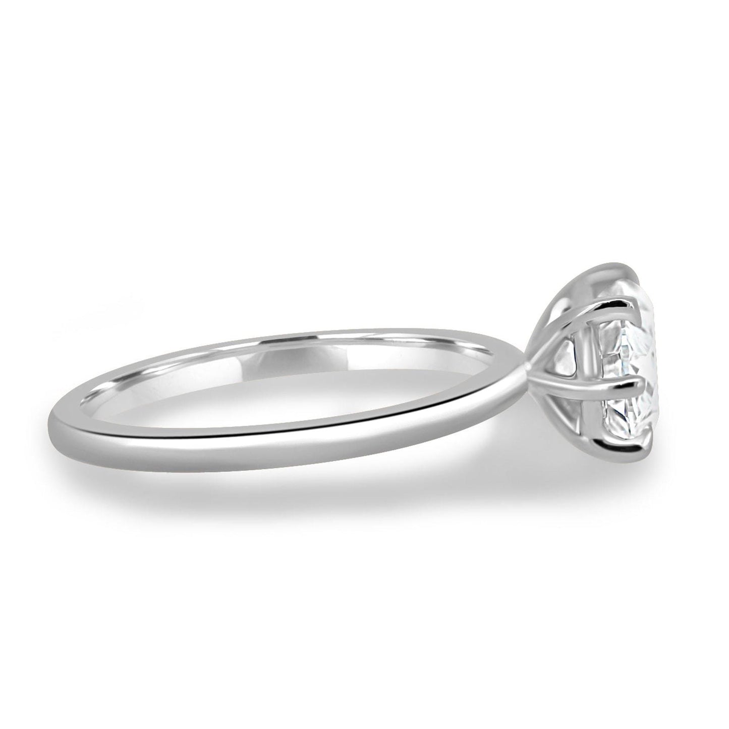 East west set Oval Lab grown diamond ring, Ring for her, Ring for women, Gift for women, Proposal ring, Travel ring