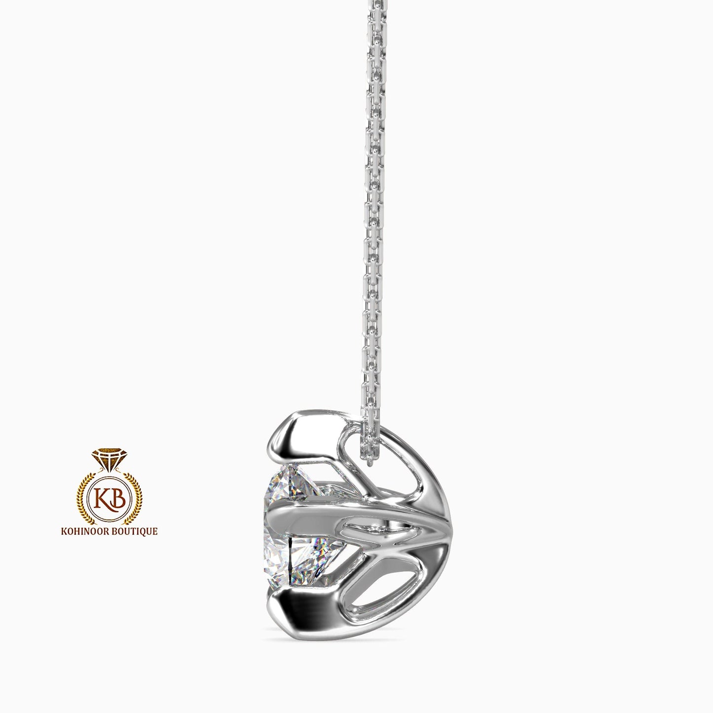 Solitaire Star Colorless Moissanite Pendant without chain, Wedding Pendant, Anniversary Gift, Gift for her, Pendant for women\girls