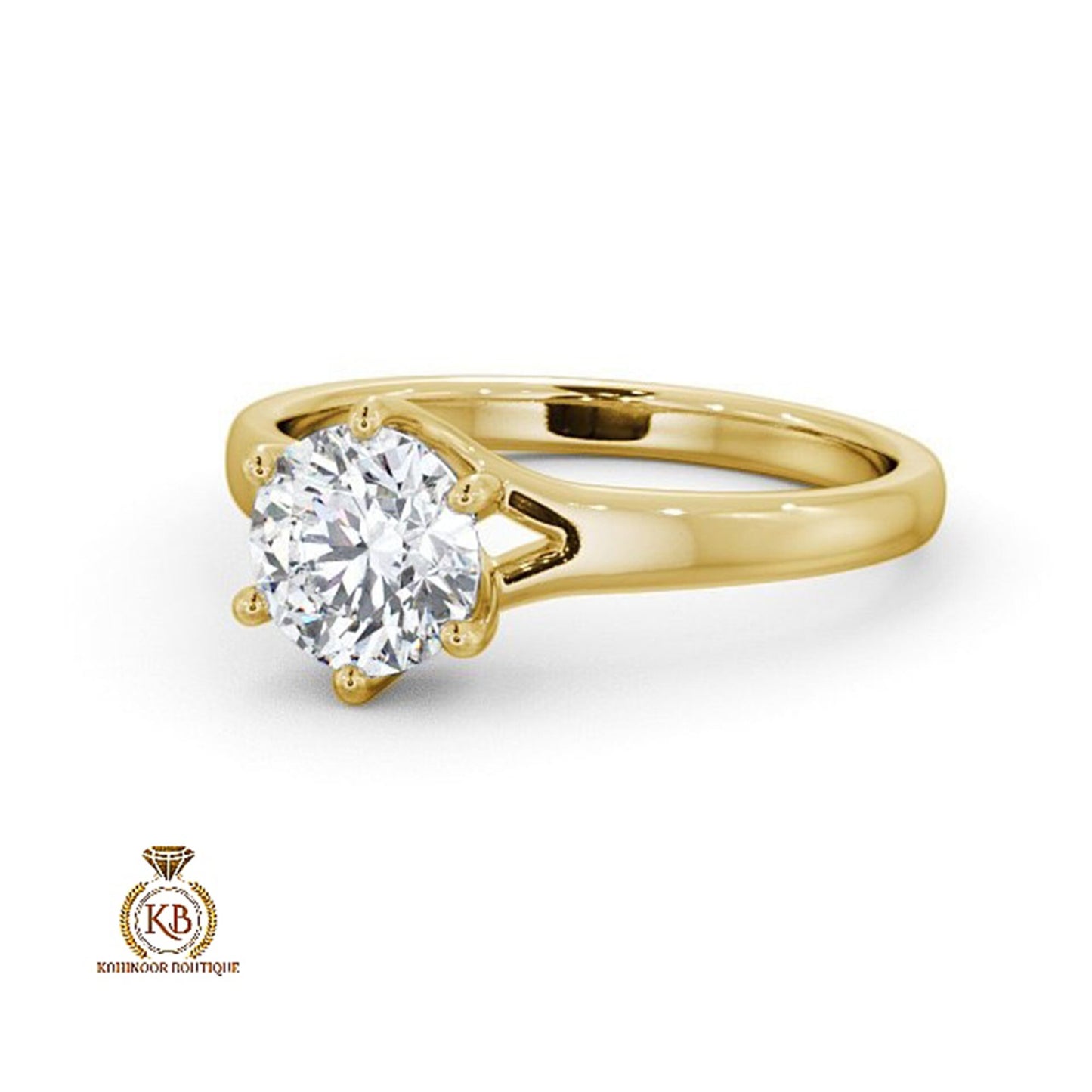 Round Cut Classic Solitaire Moissanite Engagement\Wedding\Mother Ring, ring for her, gift for women, Proposal ring