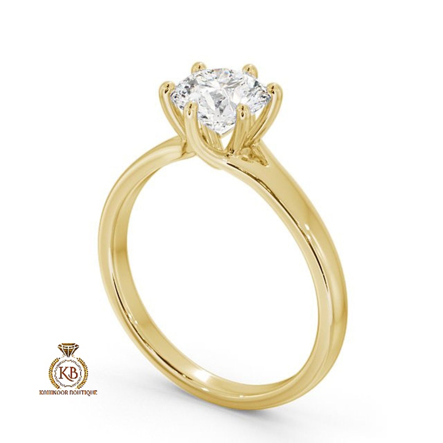 Round Cut Classic Solitaire Moissanite Engagement\Wedding\Mother Ring, ring for her, gift for women, Proposal ring