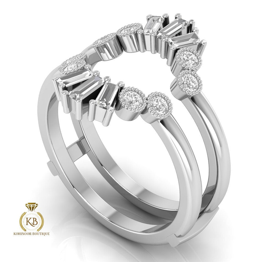 Ring Enhancer, Aggie college ring wrap, Moissanite diamond engagement Ring Wrap Wedding band Ring Jacket