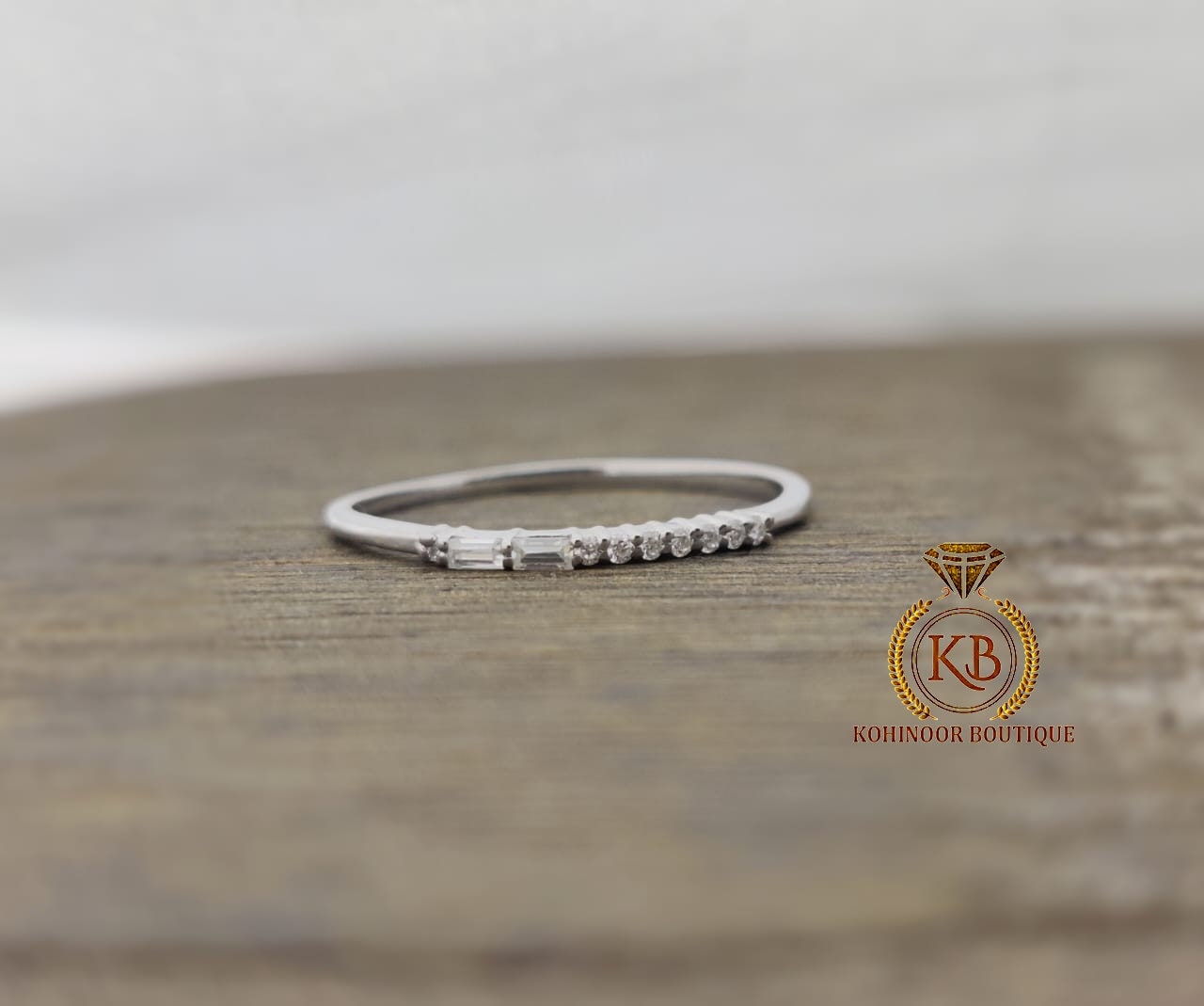 Morse code Moissanite ring,Name Initial, personalized gift, Children Name initial stack, Husband, Wife, Boyfriend, Girlfriend name initials.
