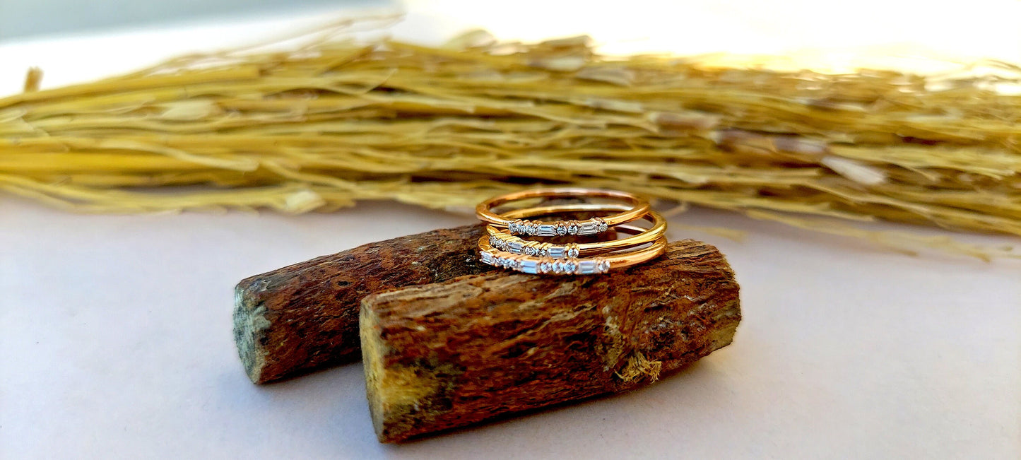 Numbers Date Morse code Moissanite Half Eternity ring, wedding anniversary date, Birth date, personalized gift, Children birth date.