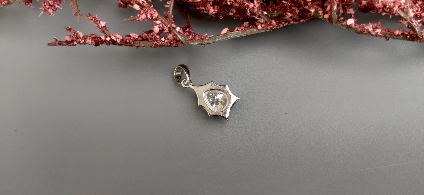 Pear cut Moissanite Pendant without chain, Pendant for women, Pendant for her, gift for mother,  classic solitaire stackable necklace