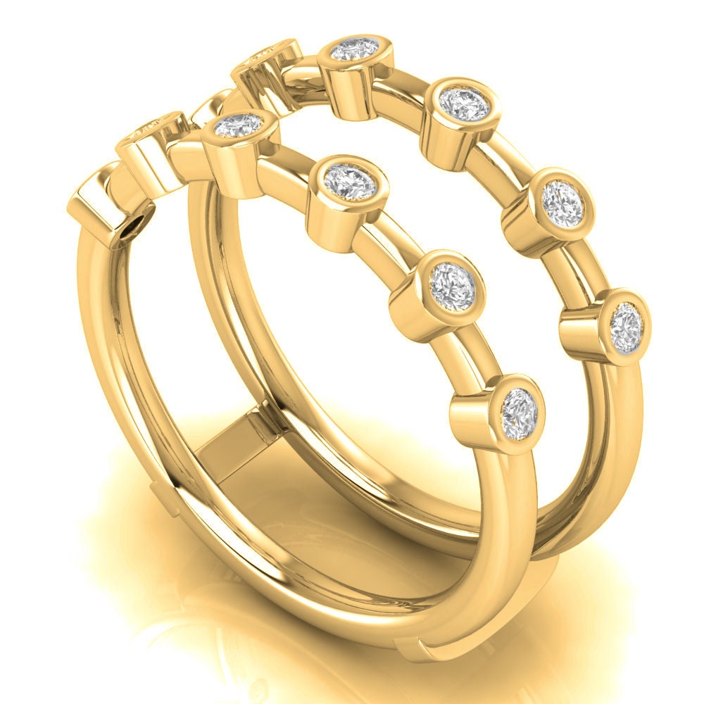 Ring Enhancer, Aggie college ring wrap, Moissanite diamond engagement Ring Wrap Wedding band Ring Jacket