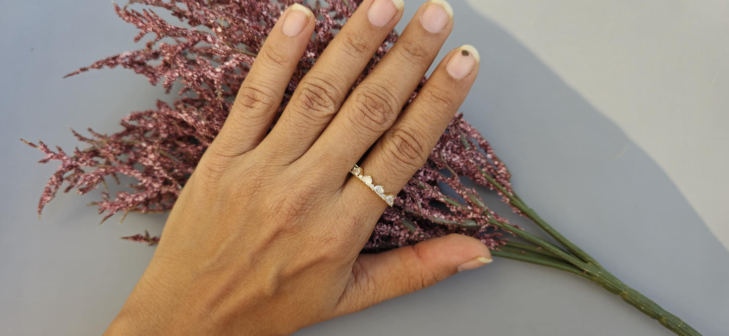 Half Moon Lace moissanite wedding band, Available in 3 styles Half Eternity\ Full Eternity\ Open end Full Eternity.