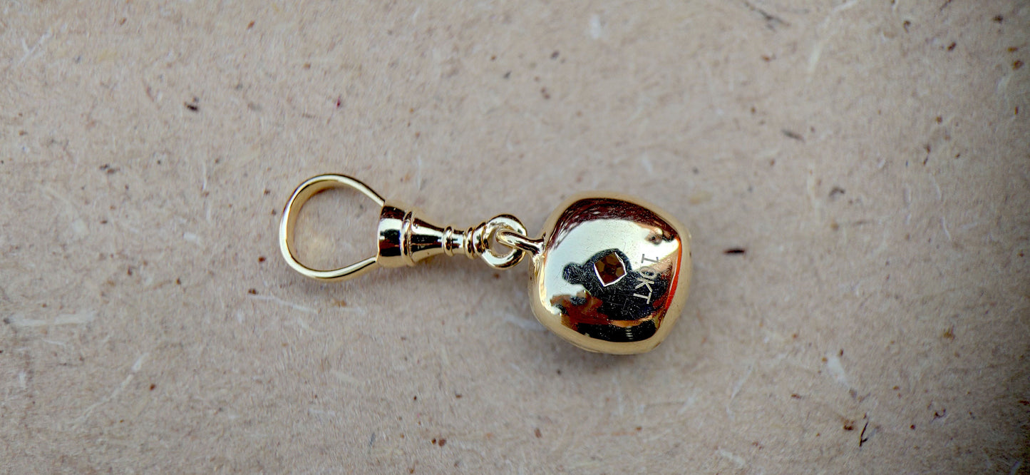 Old Mine Cut Cushion Cut Moissanite Pendant, Collet set Georgian cut down set Pendant without chain, Wedding Pendant