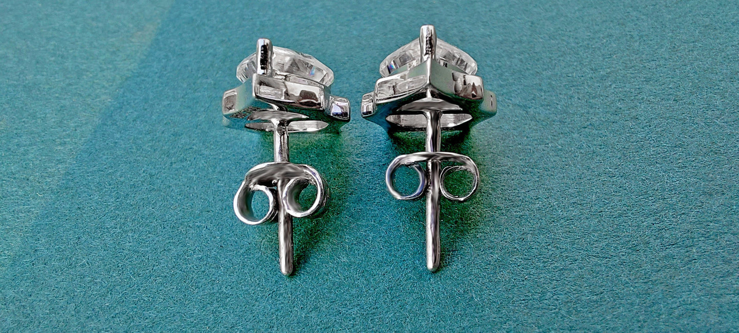 Pear Solitaire Moissanite Pendant Set without chain, Pendant for women, gift for mother