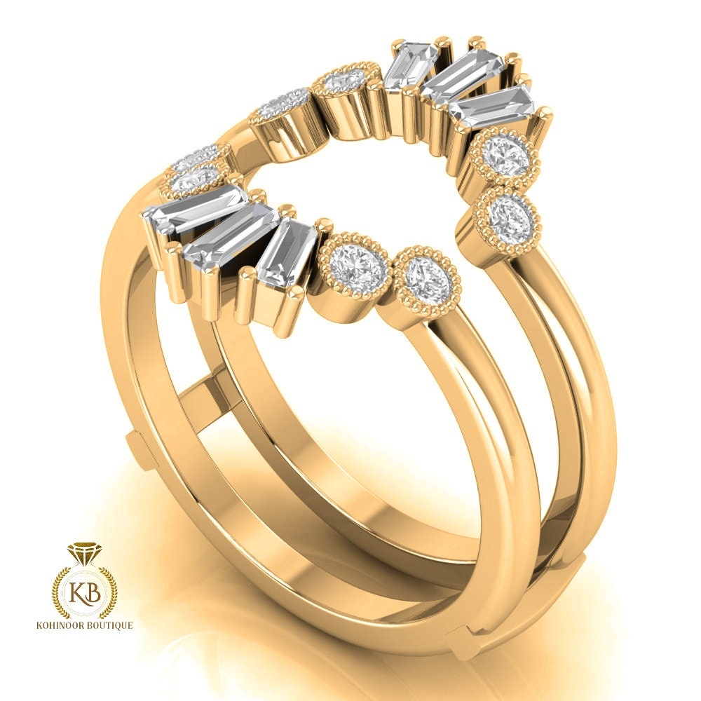 Ring Enhancer, Aggie college ring wrap, Moissanite diamond engagement Ring Wrap Wedding band Ring Jacket