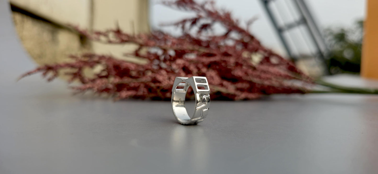 Engagement ring for men, designer wedding ring, Ring for Men, Ring for Unisex adult, Yellow white rose gold, platinum, sterling silver ring