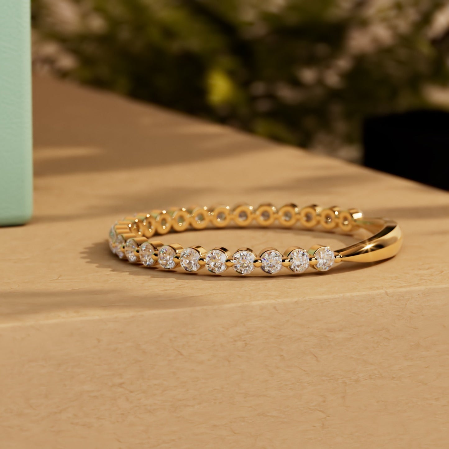 Floating Lab Grown Diamond wedding band, Half\Full eternity Distance wedding ring, Bubble stackable minimalist dainty ring, Wedding band