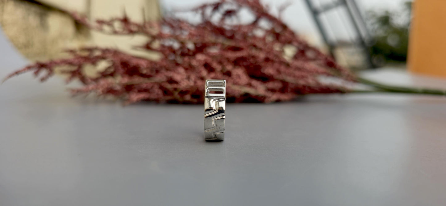 Engagement ring for men, designer wedding ring, Ring for Men, Ring for Unisex adult, Yellow white rose gold, platinum, sterling silver ring