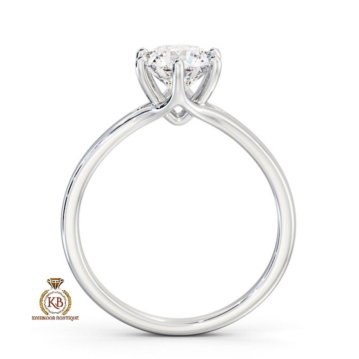 Round Cut Classic Solitaire Moissanite Engagement\Wedding\Mother Ring, ring for her, gift for women, Proposal ring