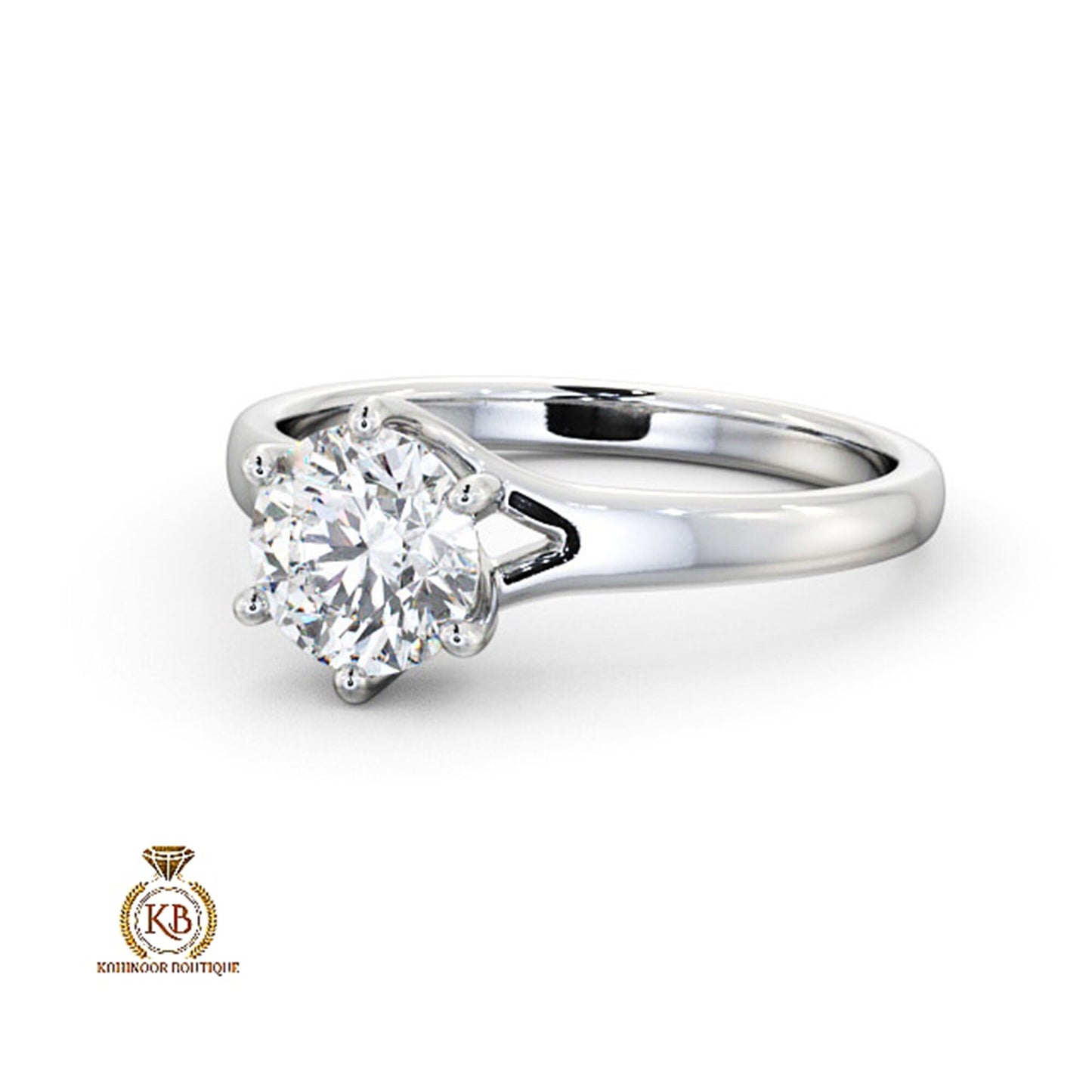 Round Cut Classic Solitaire Moissanite Engagement\Wedding\Mother Ring, ring for her, gift for women, Proposal ring