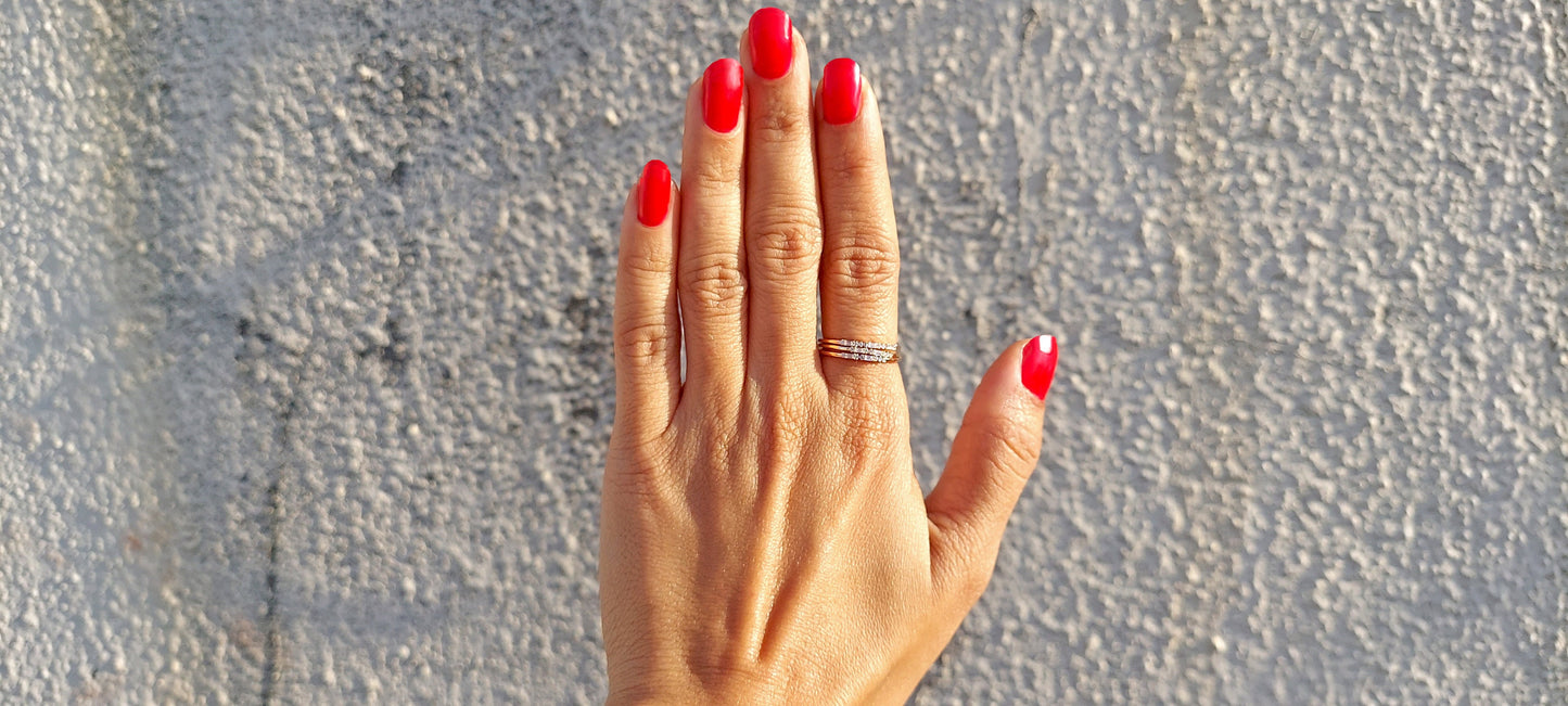 Numbers Date Morse code Moissanite Half Eternity ring, wedding anniversary date, Birth date, personalized gift, Children birth date.