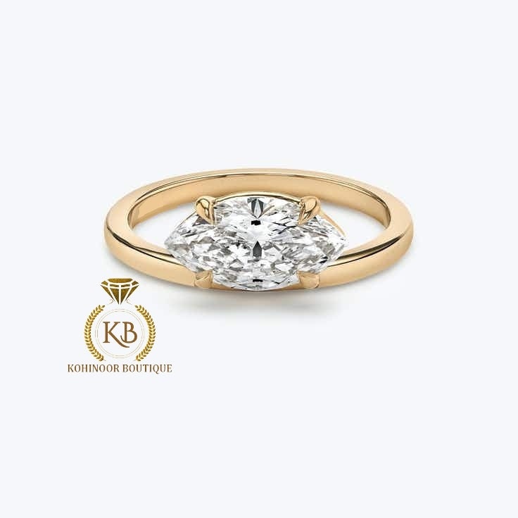 Floating moissanite solitaire Engagement ring, Ring for her, Round\Oval\Emerald\Asscher\Princess\Cushion\Trillion\Half moon\Marquise\Pear.