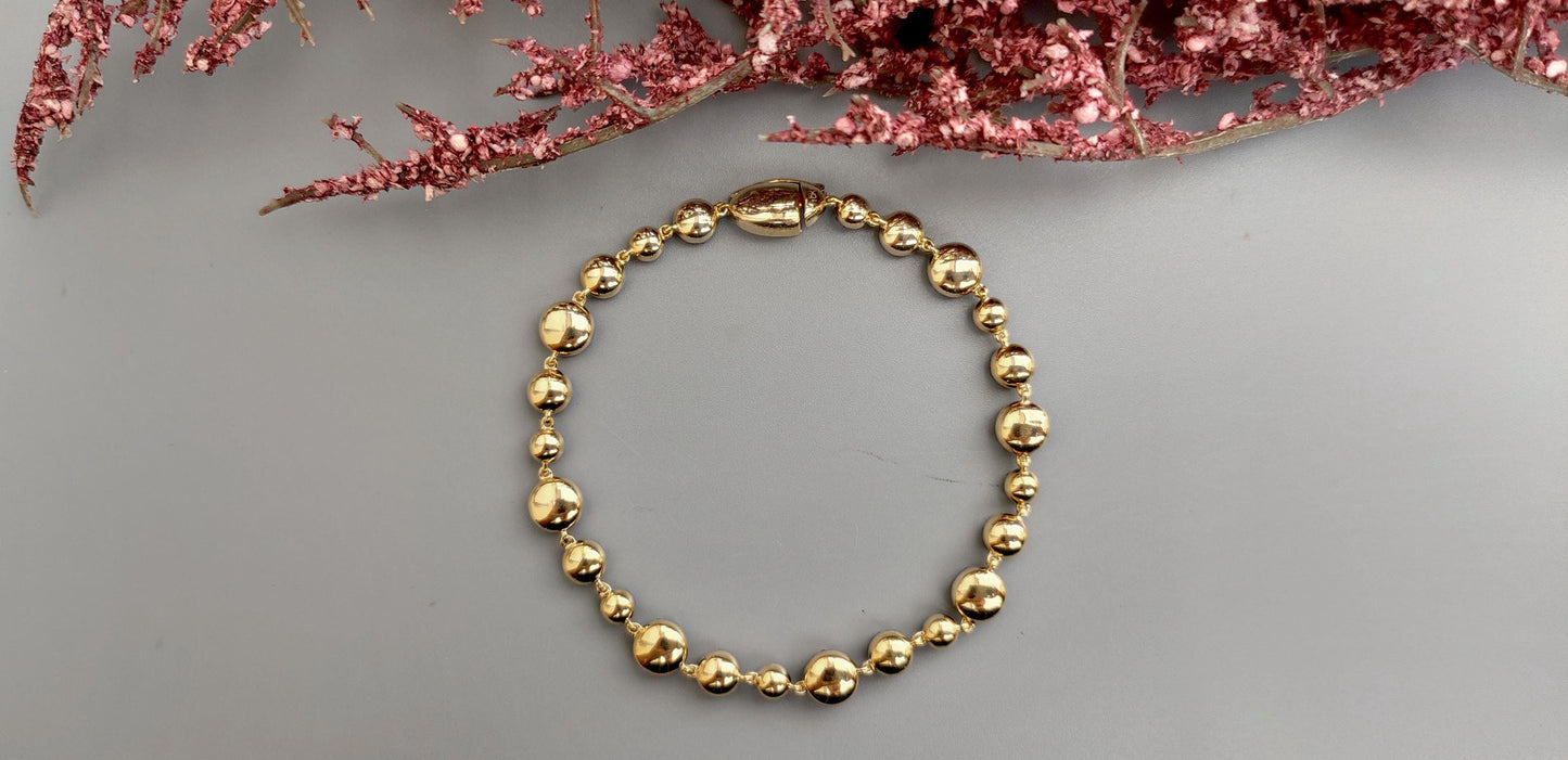 Georgian cut down button back set sapphire Tennis Bracelet, Bracelet for women, Bracelet for girls, Bracelet for her, Anniversary gift