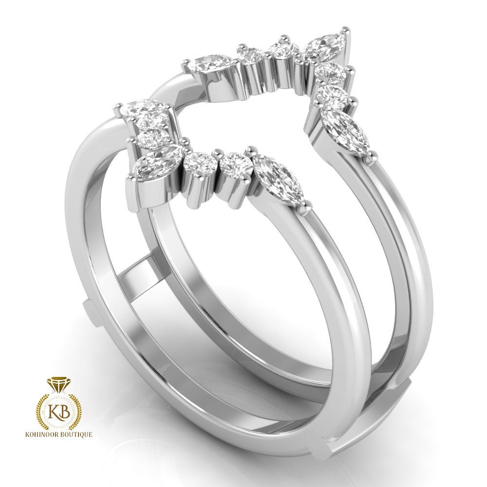 Ring Enhancer, Aggie college ring wrap, Moissanite diamond engagement Ring Wrap Wedding band Ring Jacket