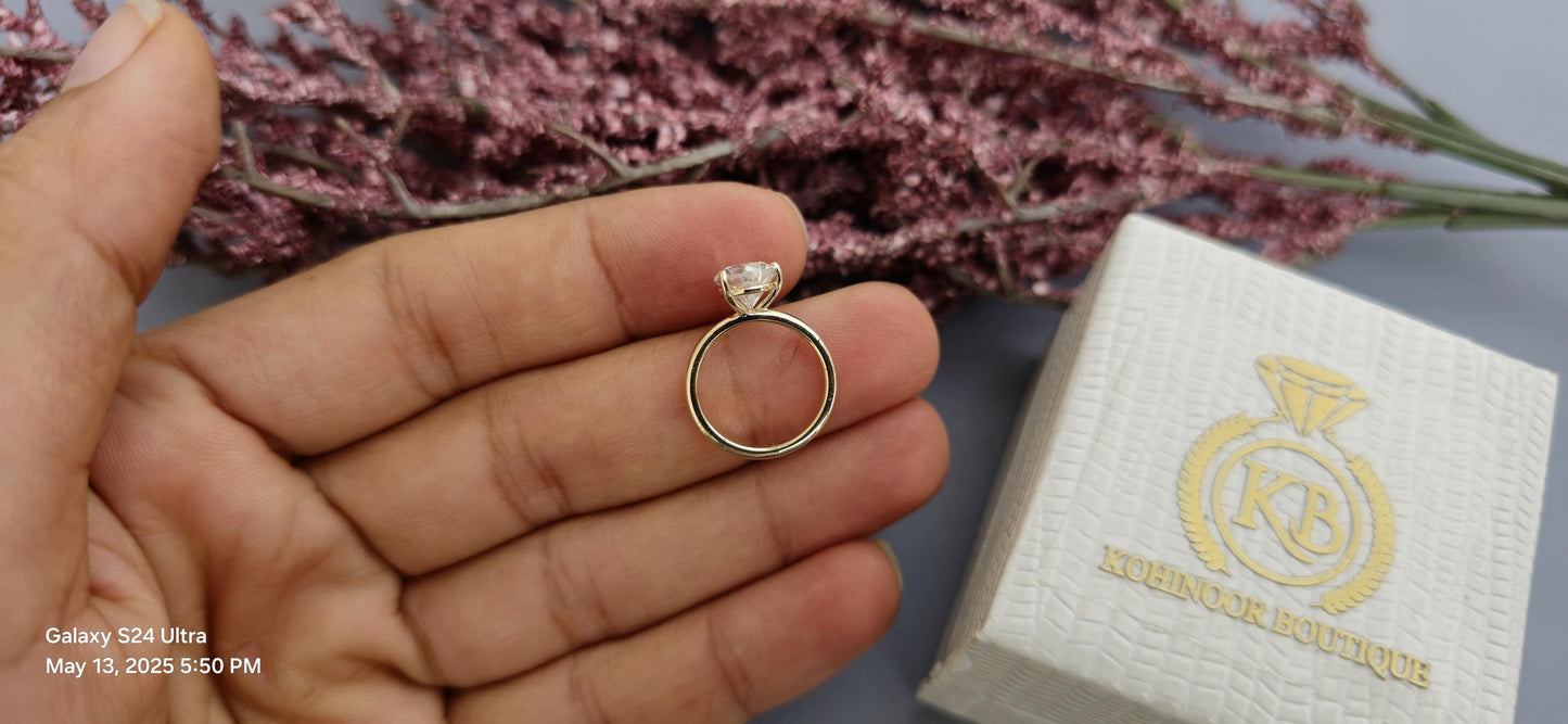 Tilted Pear Cut moissanite ring, Ring for her, ring for women, diagonal pear ring, Engagement ring, Travel ring, gift for women