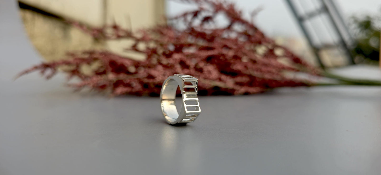 Engagement ring for men, designer wedding ring, Ring for Men, Ring for Unisex adult, Yellow white rose gold, platinum, sterling silver ring