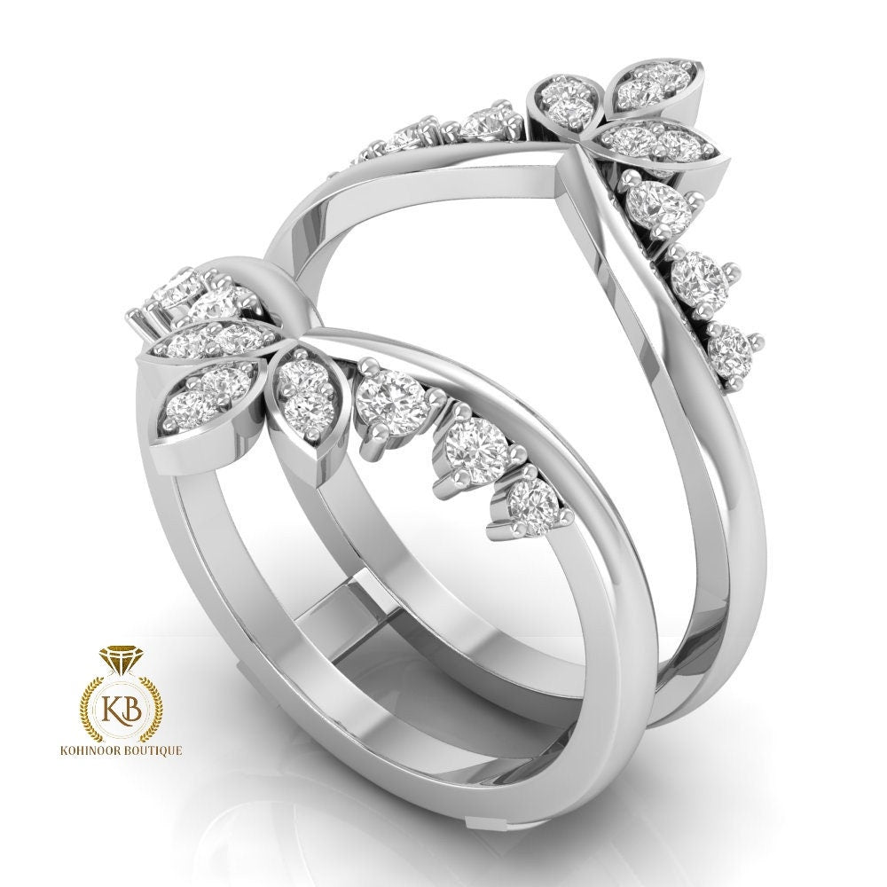 Ring Enhancer, Aggie college ring wrap, Moissanite diamond engagement Ring Wrap Wedding band Ring Jacket