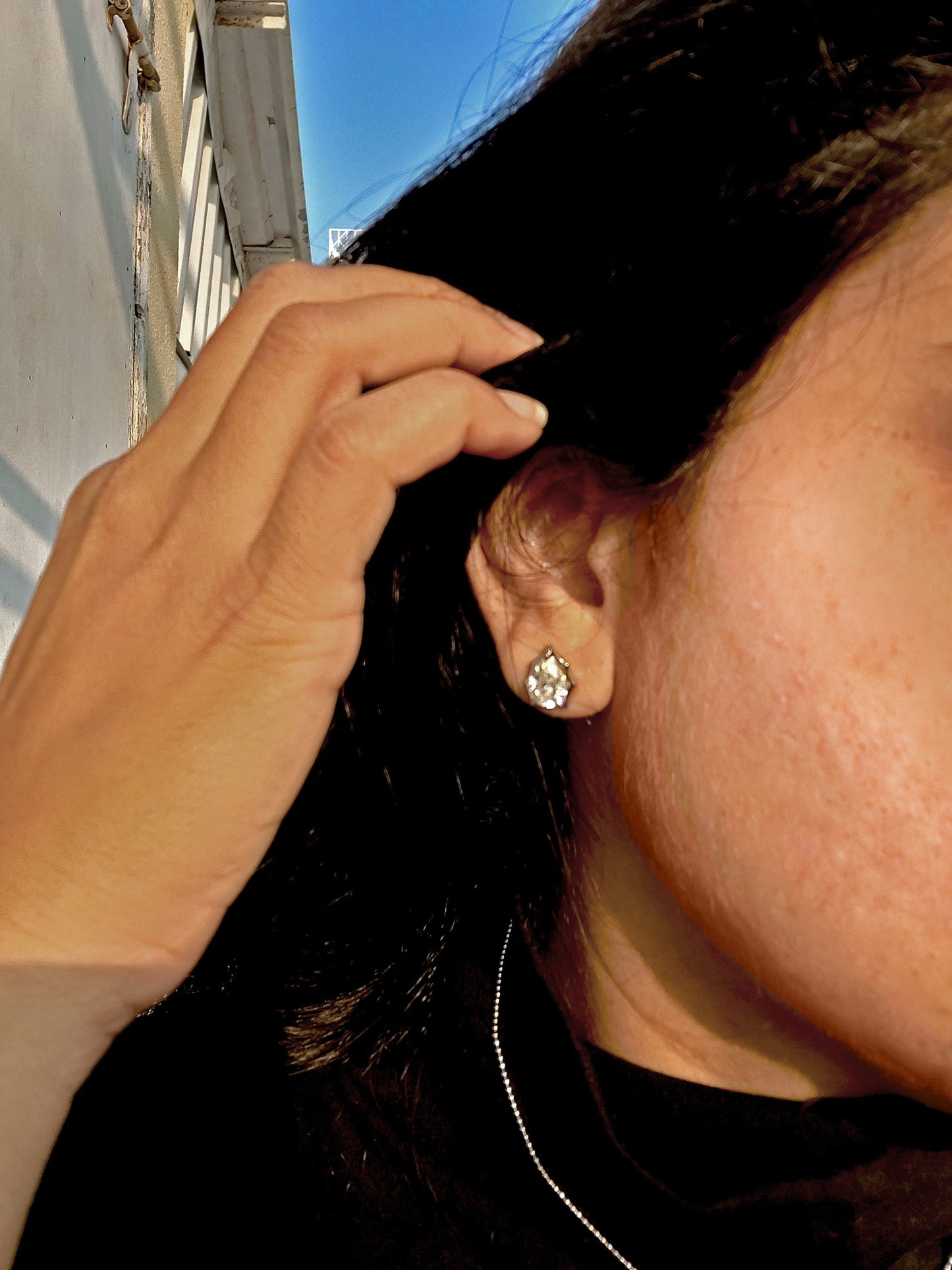 Pear Solitaire Moissanite Pendant Set without chain, Pendant for women, gift for mother