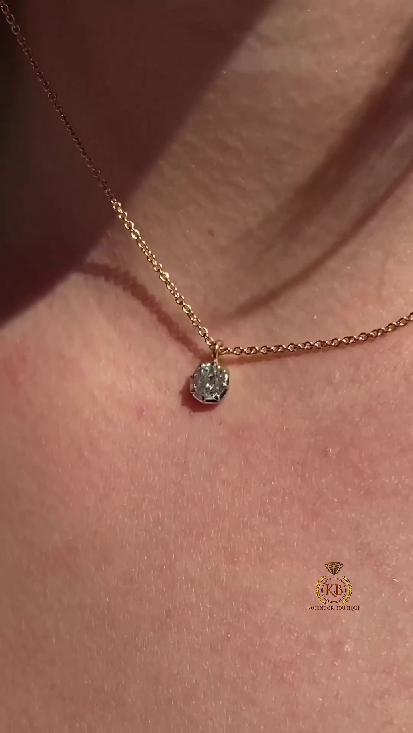 Old Mine Cut Cushion OMC Georgian Cut Down Button Back Set Moissanite Pendant, Vintage Antique Pendant ,Wedding Pendant, without chain