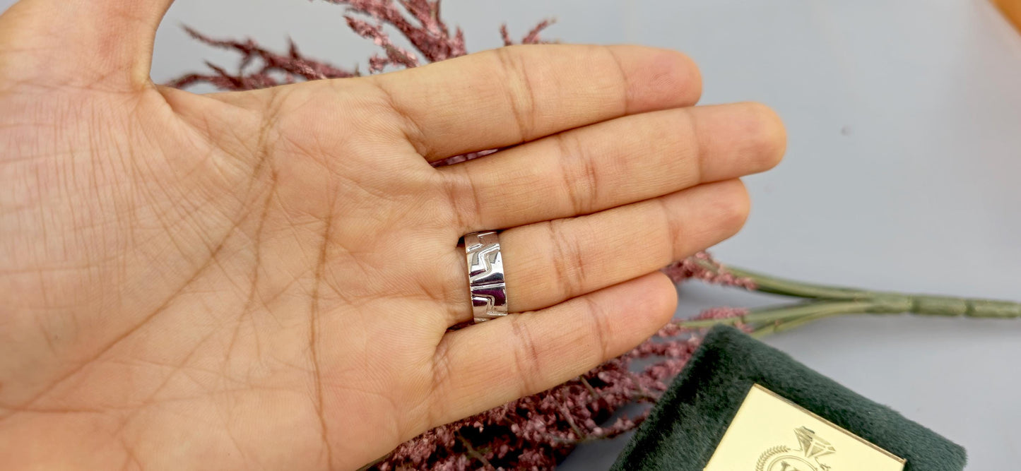 Engagement ring for men, designer wedding ring, Ring for Men, Ring for Unisex adult, Yellow white rose gold, platinum, sterling silver ring