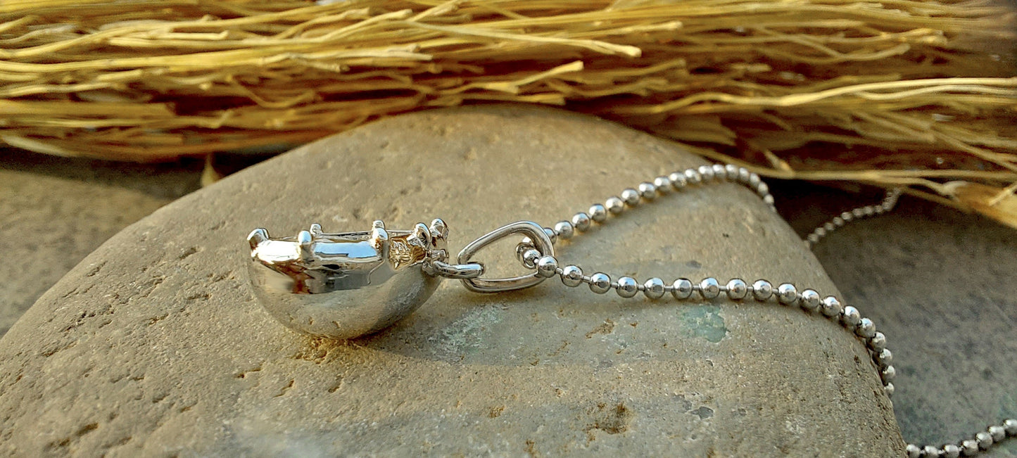 Pear Pendant, Georgian cut down set Solitaire Moissanite Pendant without chain, Pendant for women, Anniversary Gift, Gift for Girlfriend