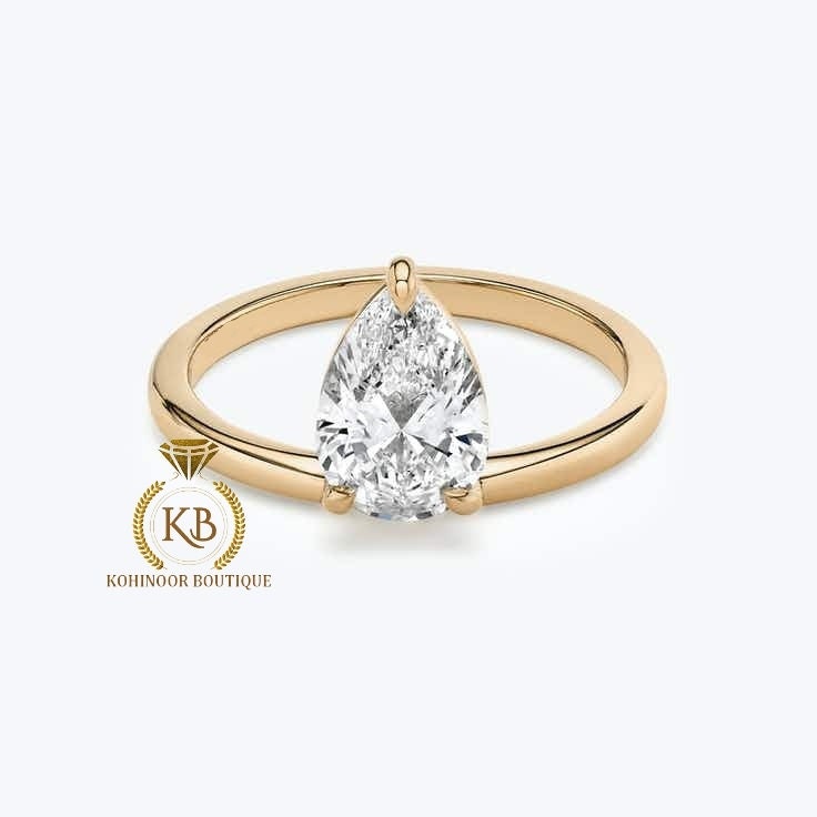 Floating moissanite solitaire Engagement ring, Ring for her, Round\Oval\Emerald\Asscher\Princess\Cushion\Trillion\Half moon\Marquise\Pear.