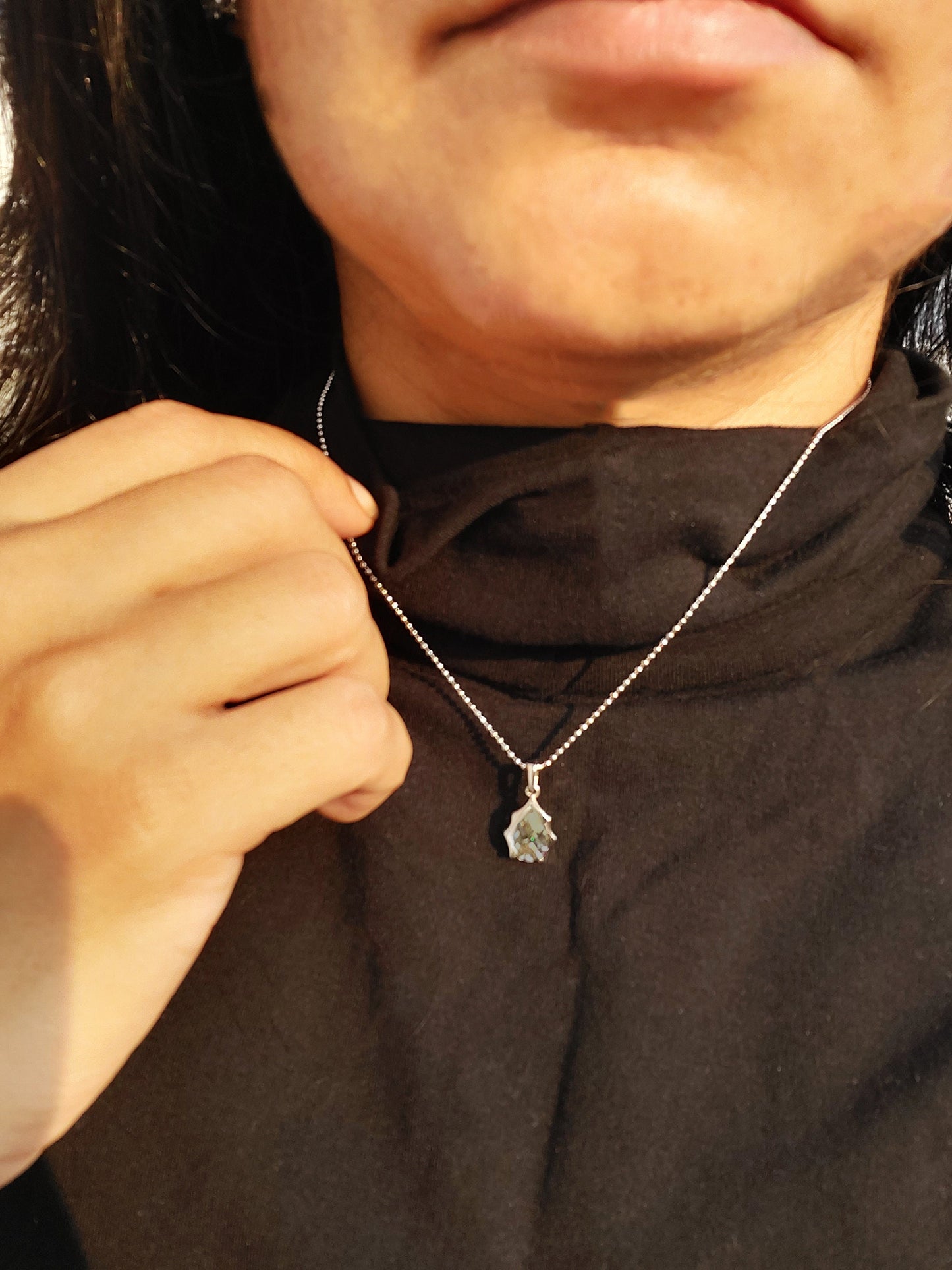 Pear Solitaire Moissanite Pendant Set without chain, Pendant for women, gift for mother