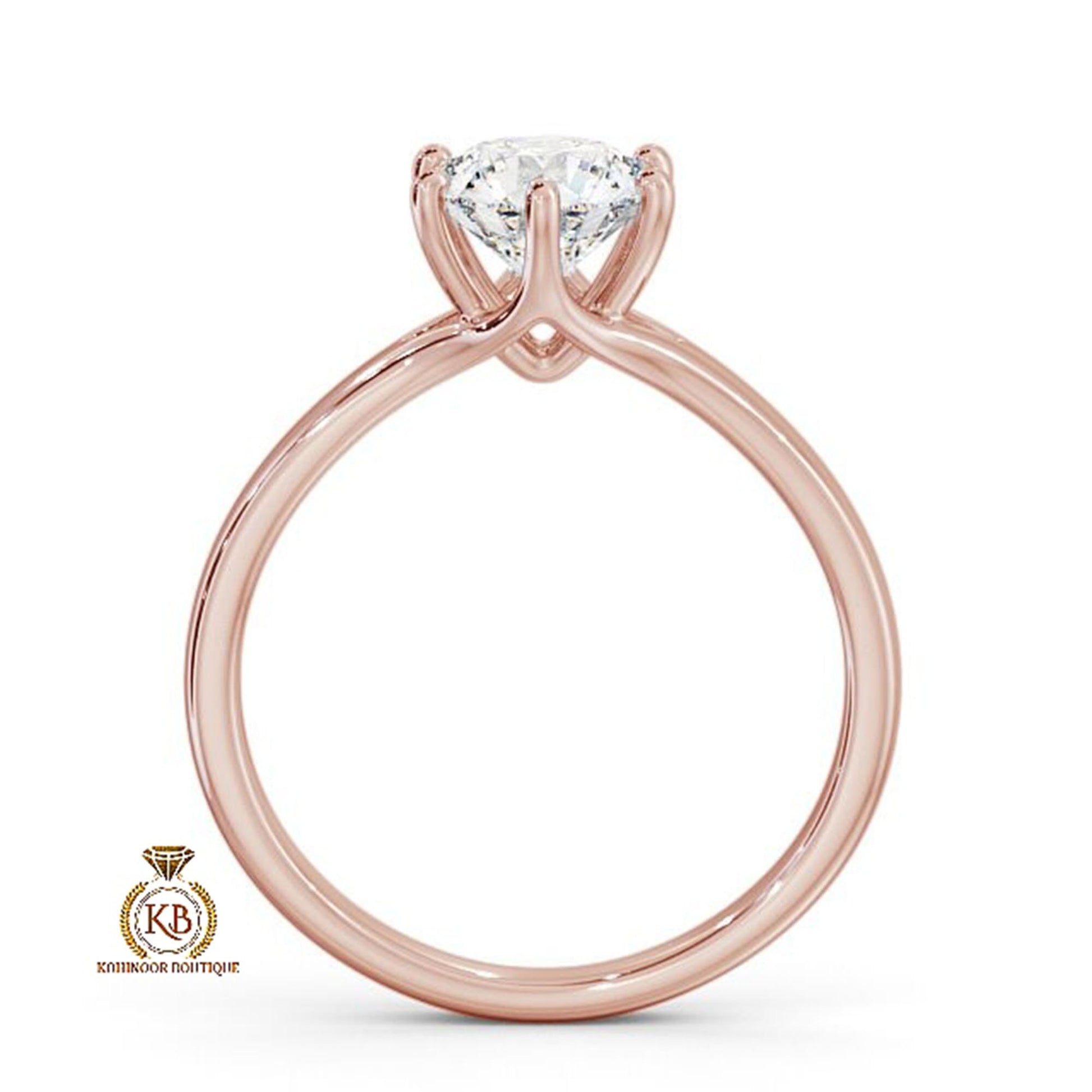 Round Cut Classic Solitaire Moissanite Engagement\Wedding\Mother Ring, ring for her, gift for women, Proposal ring
