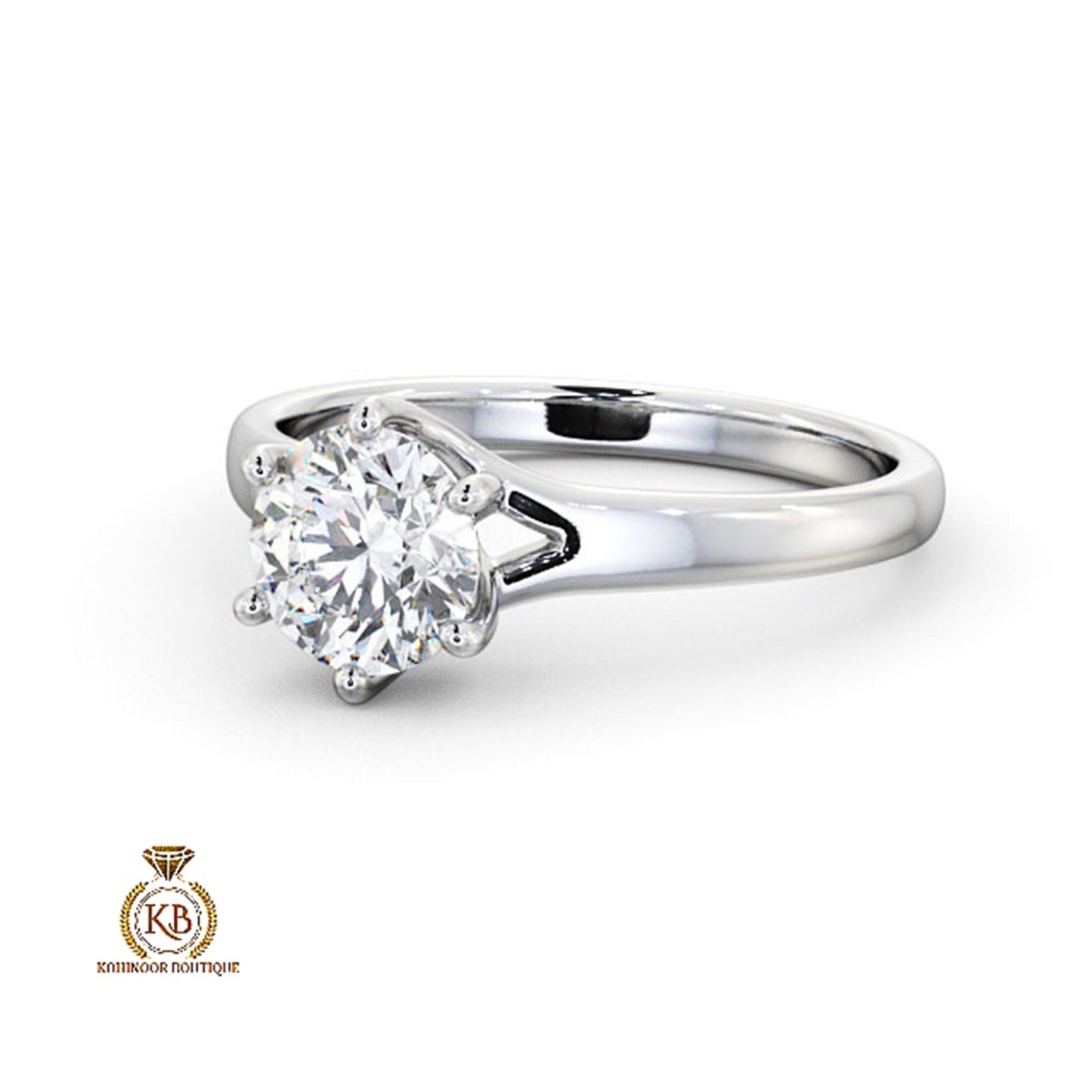 Round Cut Classic Solitaire Moissanite Engagement\Wedding\Mother Ring, ring for her, gift for women, Proposal ring