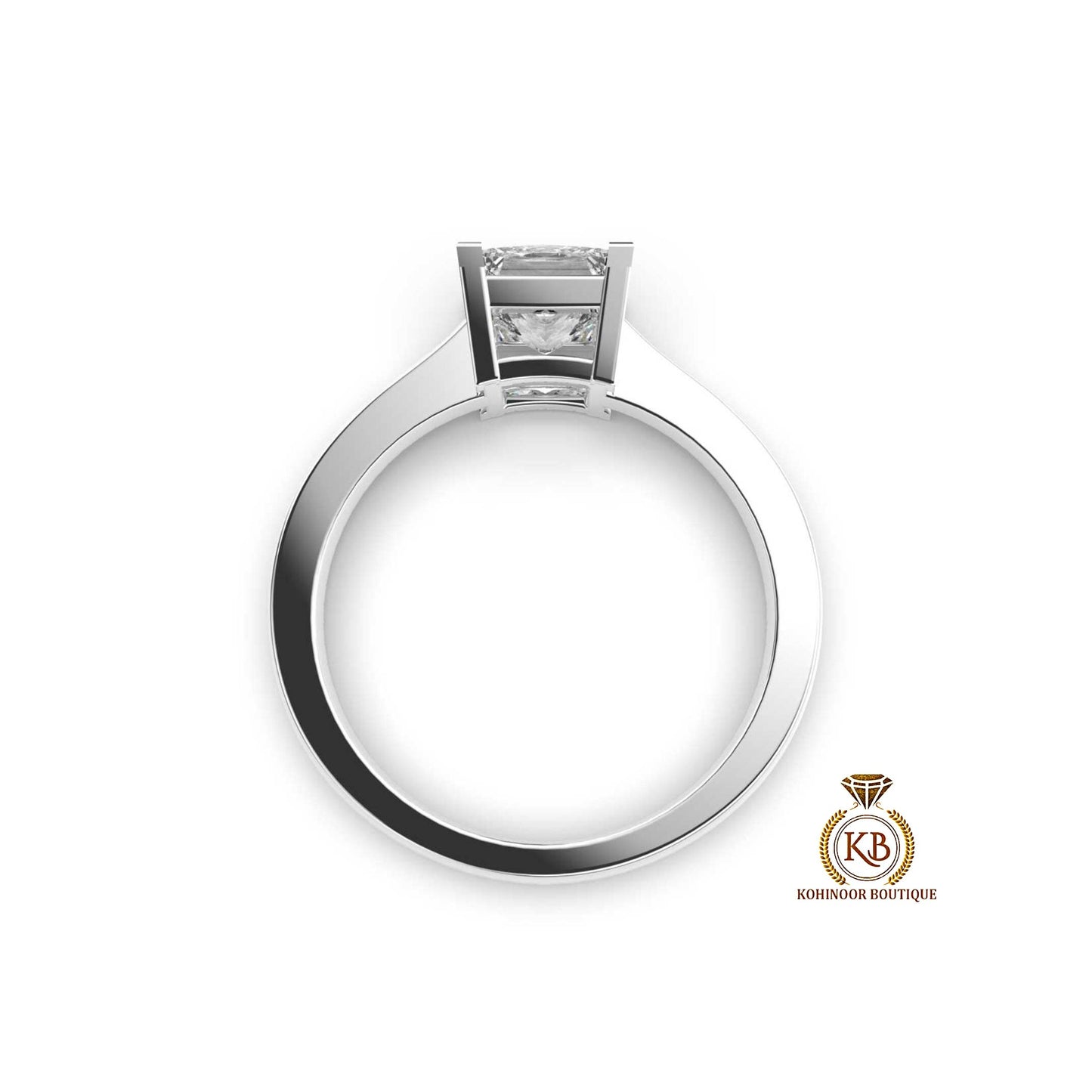 Princess Cut Lab grown diamond Solitaire Engagement Ring, CVD Ring, with SGL certificate, Ring for her, Gift for her, ring for women