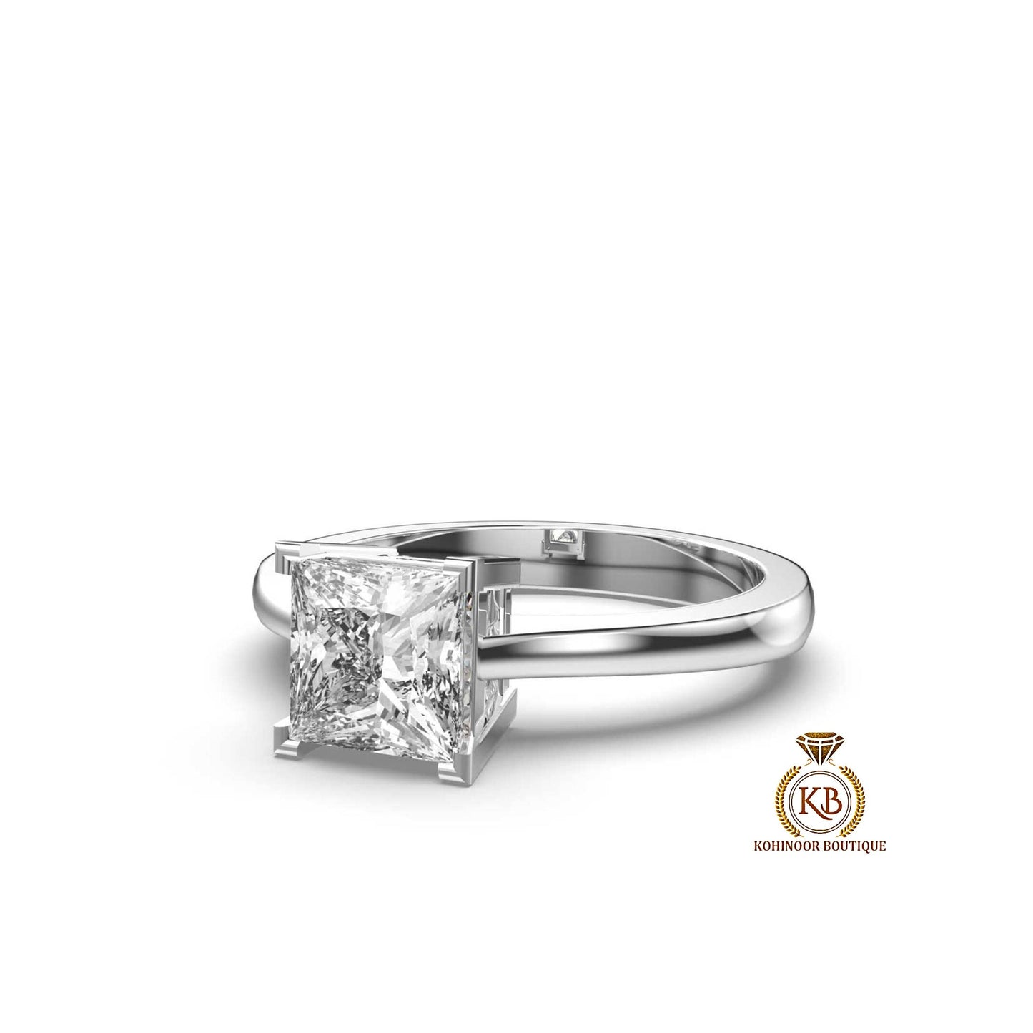 Princess Cut Lab grown diamond Solitaire Engagement Ring, CVD Ring, with SGL certificate, Ring for her, Gift for her, ring for women