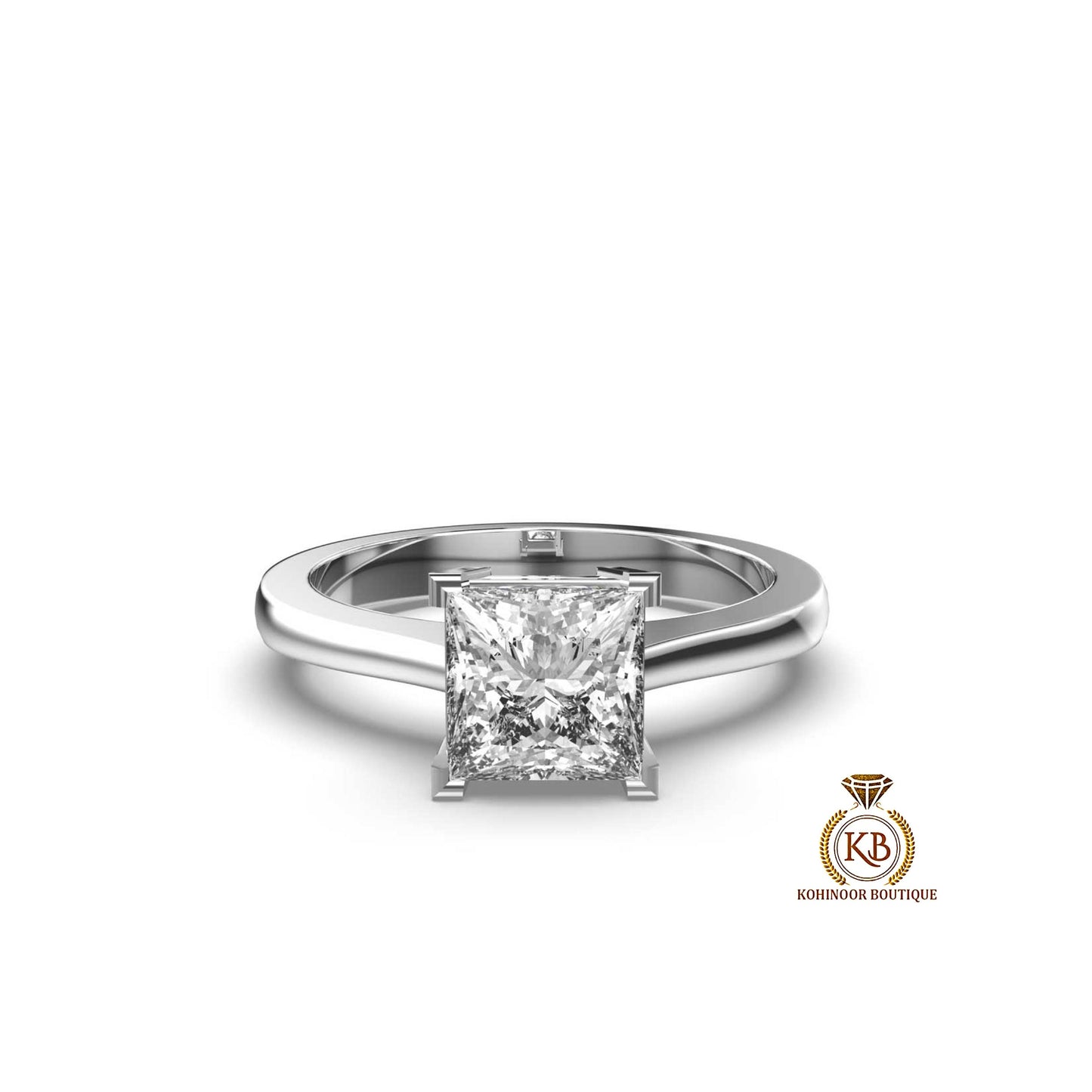 Princess Cut Lab grown diamond Solitaire Engagement Ring, CVD Ring, with SGL certificate, Ring for her, Gift for her, ring for women