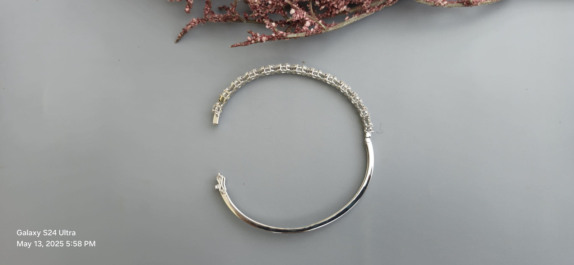 Marquise and round lab grown diamond floral bracelet, bracelet for women, bracelet for her, gift for women